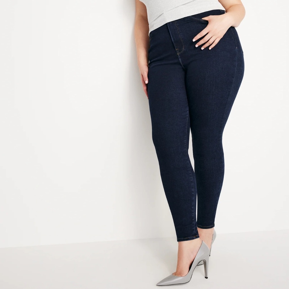 NEW Good American Good Legs Long Jeans Blue Size 20 Skinny Calik Denim Tall - Picture 2 of 16